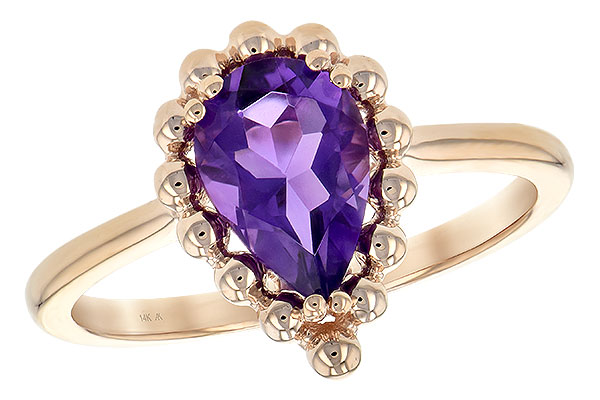 A207-49704: LDS RING 1.06 CT AMETHYST