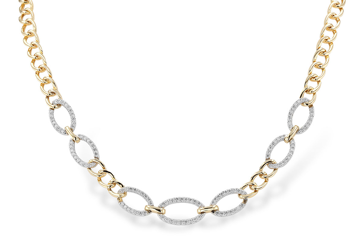 A292-02404: NECKLACE 1.12 TW (17")(INCLUDES BAR LINKS)