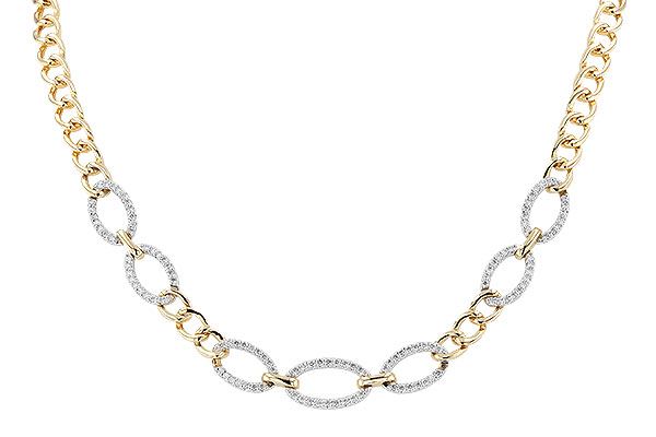A292-02404: NECKLACE 1.12 TW (17")(INCLUDES BAR LINKS)