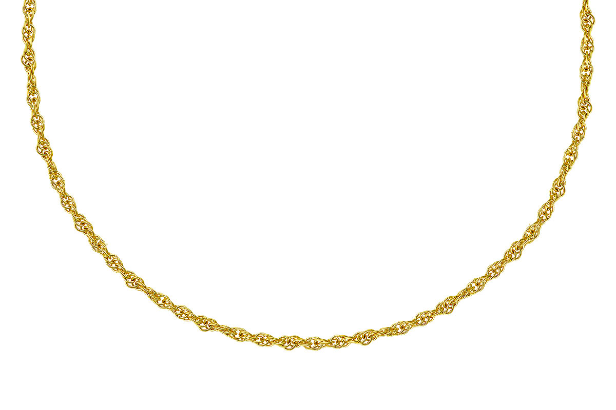 A292-06077: ROPE CHAIN (16IN, 1.5MM, 14KT, LOBSTER CLASP)