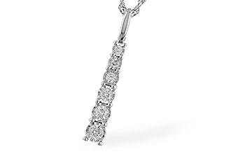 B292-08740: NECKLACE .25 TW