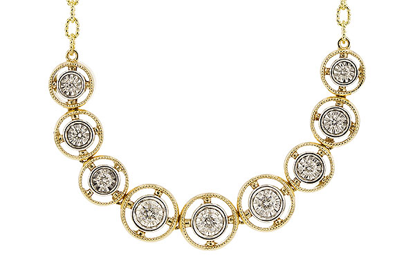 B292-91468: NECKLACE .25 TW (18")