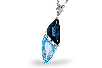 B292-93322: NECK 6.87 BLUE TOPAZ 6.97 TGW