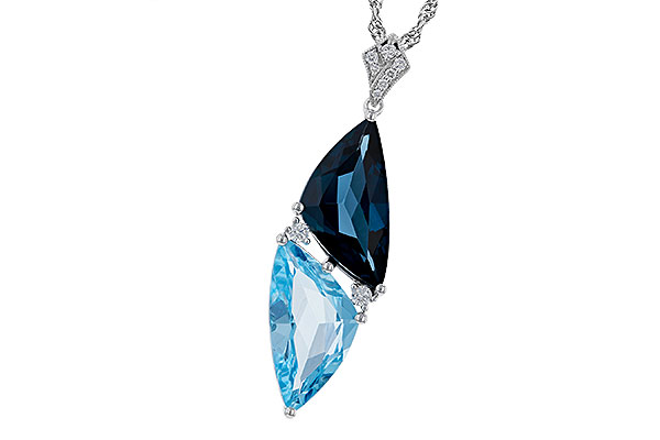 B292-93322: NECK 6.87 BLUE TOPAZ 6.97 TGW