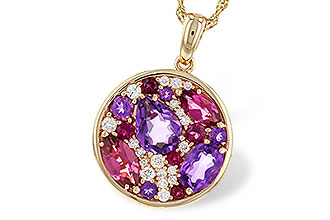 C292-97904: NECK 1.83 TW SEMI-PRECIOUS (P.TOUR, AMY) 2.00 TGW