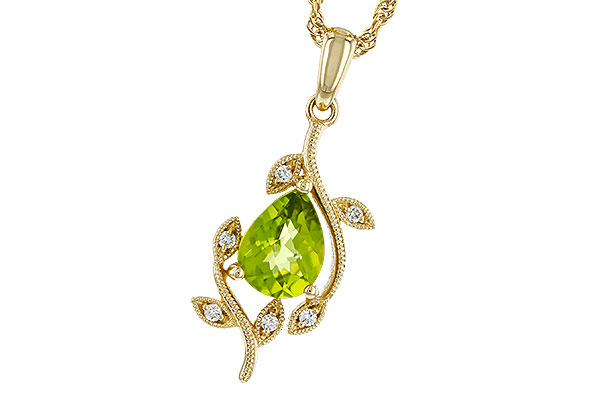 D292-94222: NECKLACE 1.16 PERIDOT 1.21 TGW (8x6MM PER)