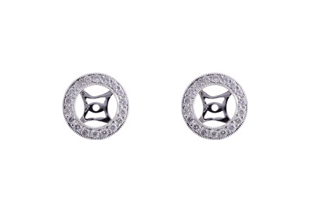 F202-06022: EARRING JACKET .32 TW (FOR 1.50-2.00 CT TW STUDS)