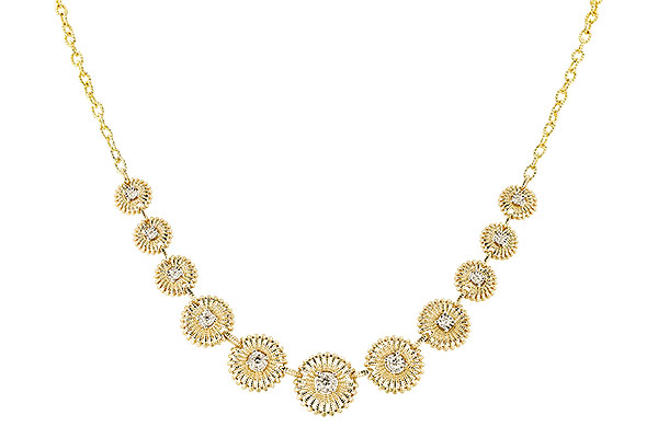 G292-06931: NECKLACE .22 TW (17")
