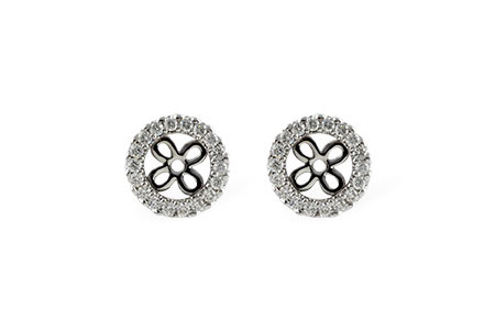K205-67831: EARRING JACKETS .24 TW (FOR 0.75-1.00 CT TW STUDS)