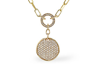 M292-93294: NECKLACE .92 TW (17")