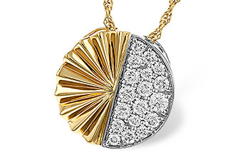 M292-97821: NECKLACE .50 TW