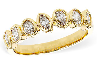 M292-97903: LDS DIA WED RG .62 TW FANCY CUT DIAS